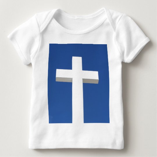 White Cross Baby T-Shirt