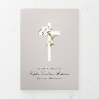 White Cross Celebration of Life Program