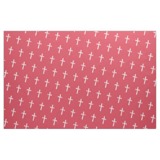 White cross fabric
