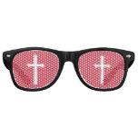 White cross retro sunglasses
