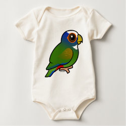 Birdorable White-crowned Parrot Infant Organic Creeper