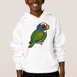 Birdorable White-crowned Parrot Girls' American Apparel Fine Jersey T-Shirt