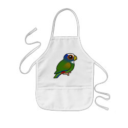 Birdorable White-crowned Parrot Kid's Apron