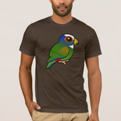 Birdorable White-crowned Parrot Men's Basic American Apparel T-Shirt
