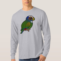 Birdorable White-crowned Parrot Men's Basic Long Sleeve T-Shirt