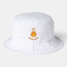 White Cube Hat “Sun Shine Solo”