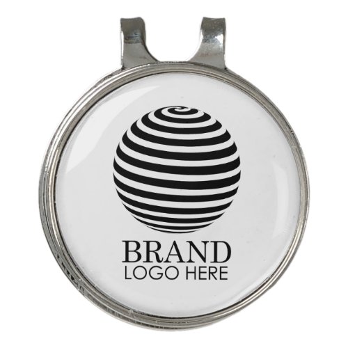 White Custom Business Logo Company Corporate Golf Hat Clip