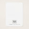 White custom logo any color earring display card