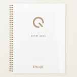 White Customized Epique Day Planner<br><div class="desc">If it’s not in your planner,  it’s not happening,  right? Well,  no matter what the week,  month,  or year throws at you,  you can handle it with your trusty,  customized Hardplanner from Epique! Get ready to take on the world,  one carefully planned day at a time!</div>