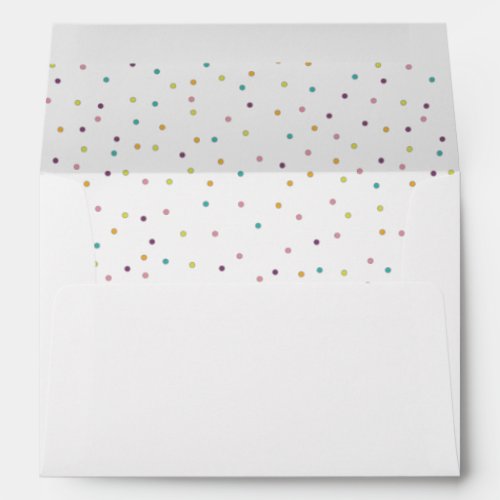 White Cute Colorful Envelope