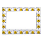 White Daffodil 5x7 Magnetic Frame