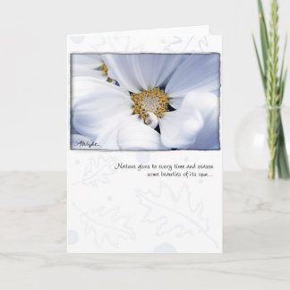 White Dahlia by Anna Wight Card