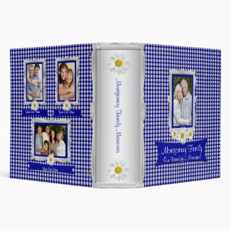 White Daisies 2 inch Memories Album Binder