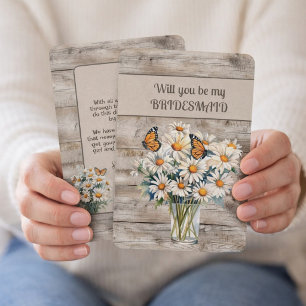 White Daisies and Monarch Butterflies Western