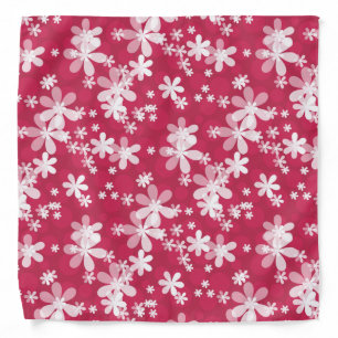 White daisies bandana
