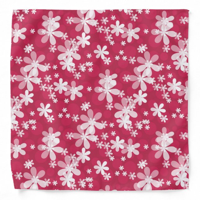 White daisies bandana (Front)