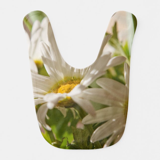 White Daisies Bib (Front)