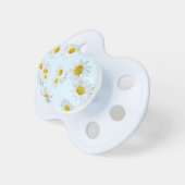 White Daisies Blue Pacifier (Front Right)
