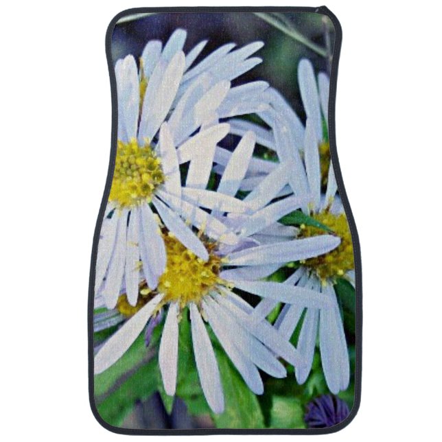 White Daisies Car Mat (Front)