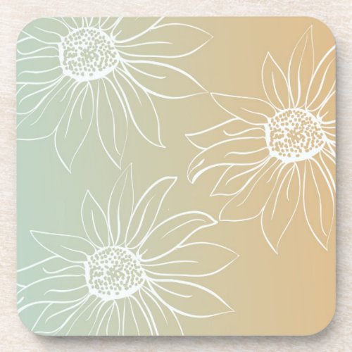 White Daisies Coaster