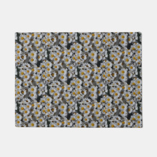 White Daisies Doormat