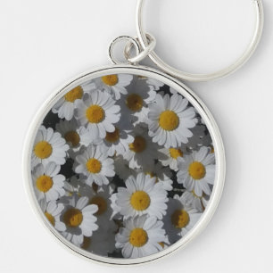 White Daisies  Keychain