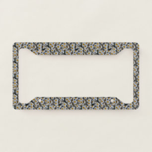 White Daisies  License Plate Frame