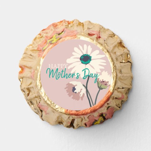 White Daisies Modern Floral Blooms Mothers Day Reeses Peanut Butter Cups