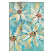 White Daisies on Blue (Front)