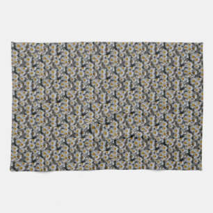 White Daisies Tea Towel
