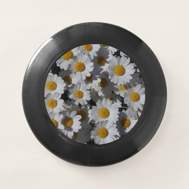 White Daisies  Wham-O Frisbee (Front)
