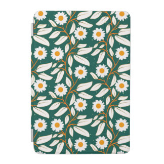White daisies with bright yellow centers iPad mini cover