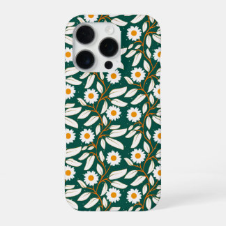White daisies with bright yellow centers iPhone 16 pro case