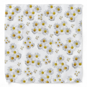 White Daisy Bandana