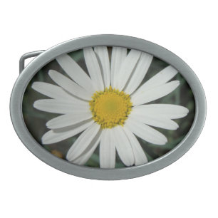 White Daisy - Belt Buckle