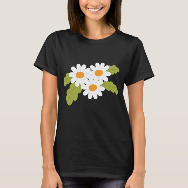 White daisy bundle T-Shirt (Front)