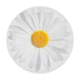 white daisy cutting board
