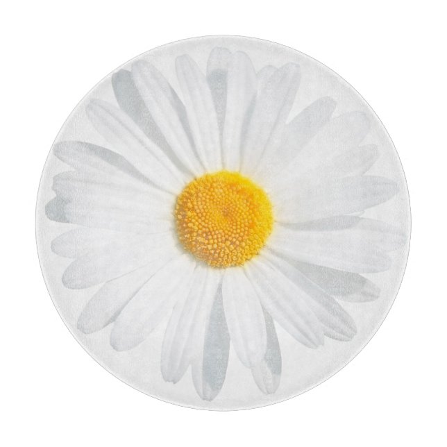 white daisy cutting board (Front)