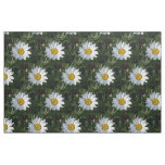 White Daisy Fabric