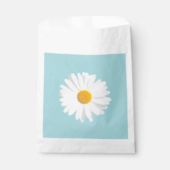 white daisy favor bag (Front)