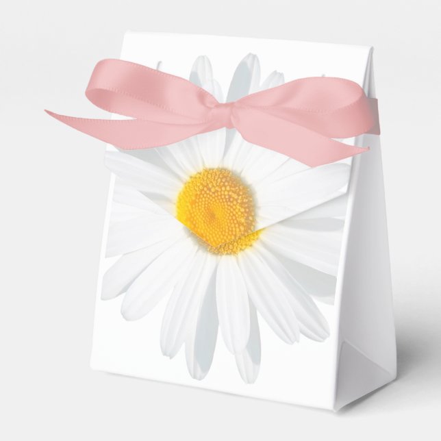 white daisy favor boxes (Front Side)