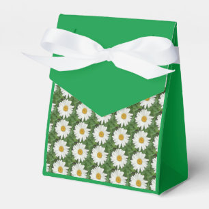White Daisy Favor Boxes
