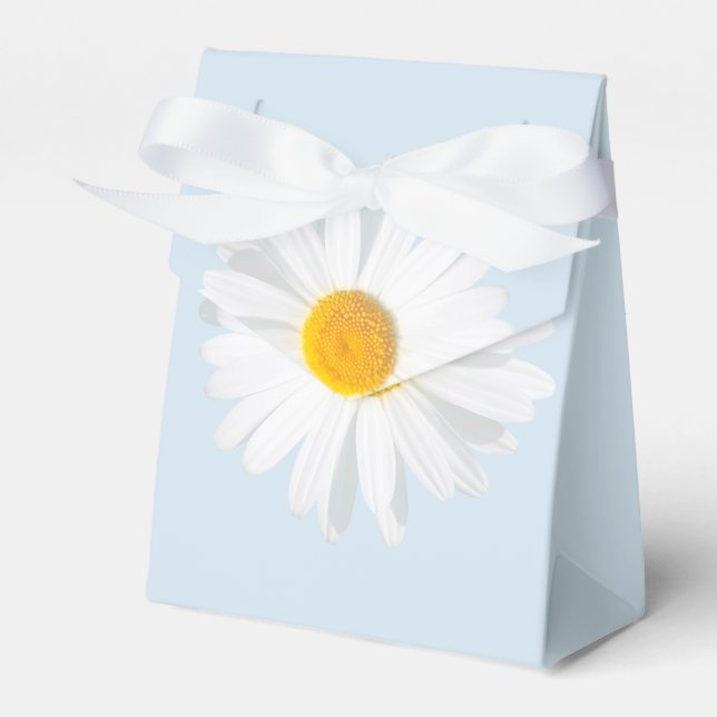 white daisy favor boxes (Front Side)