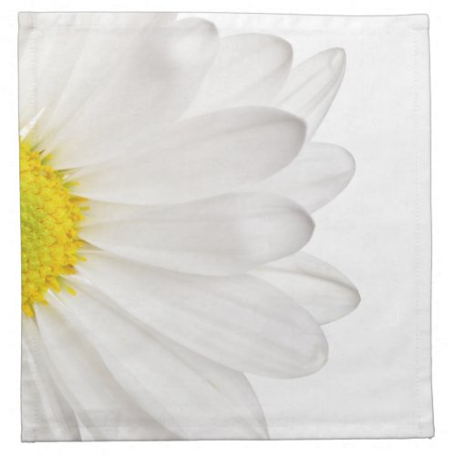 White Daisy Flower Background Customized Daisies Napkin