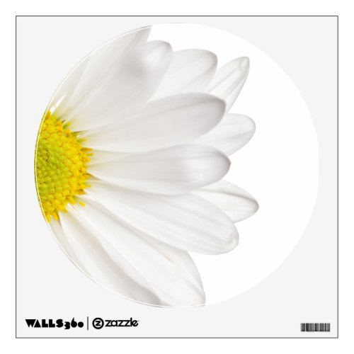 White Daisy Flower Background Customized Daisies Wall Decal