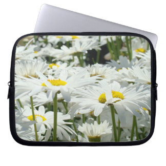 White Daisy Flowers Electronics Sleeves