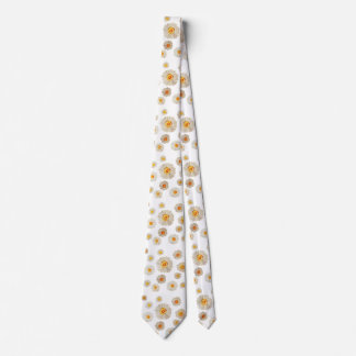 White Daisy Flowers, Watercolor Daisies  Tie