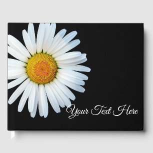 White Daisy Guest Book
