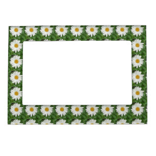 White Daisy Magnetic Frame