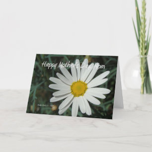 White Daisy - Mother's Day Customizable Card
